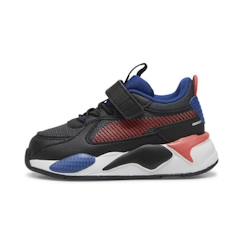 Chaussures-Chaussures fille 23-38-Baskets, tennis-Basket à Scratch Puma RS-X - Gris/Rouge/Noir