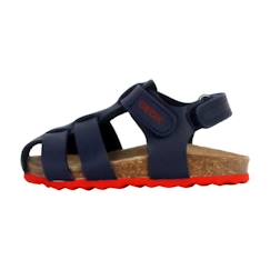 Chaussures-Chaussures fille 23-38-Sandales-Sandales Cuir Geox Chalki - Navy-Rouge