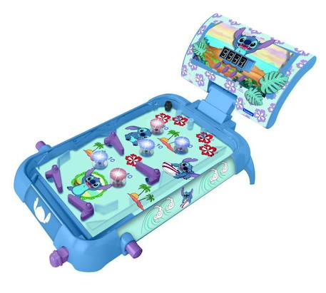 Flipper électronique de table Stitch avec un superbe design, des sons, des lumières et un affichage du score sur écran pour jouer se MULTICOLORE 1 - vertbaudet enfant 