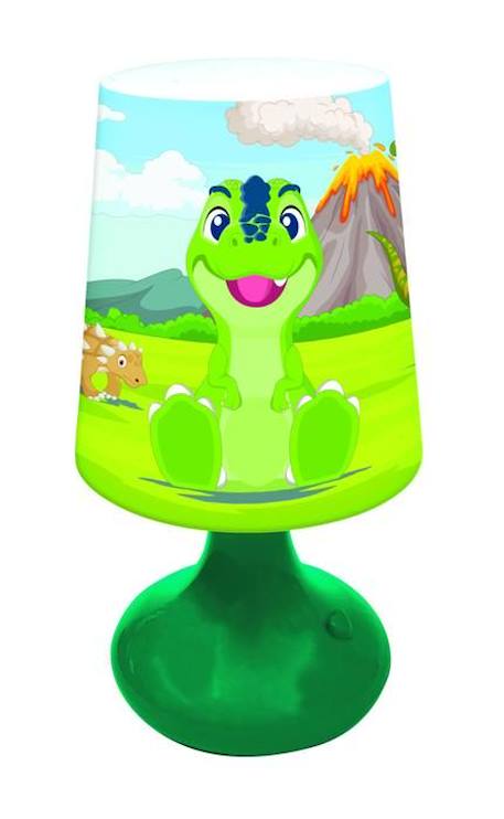 Mini lampe de chevet veilleuse sans fil Super Dinosaure MULTICOLORE 1 - vertbaudet enfant 