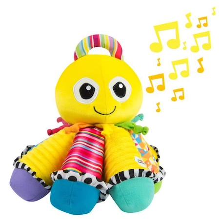 Jouet musical - TOMY/LAMAZE - La Pieuvre Musicale - Pour bébé - Multicolore - Fonctionne avec piles JAUNE 1 - vertbaudet enfant 
