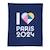 Plaid polaire imprimé, PARIS 2024 JO OLY COEUR BLEU 1 - vertbaudet enfant 