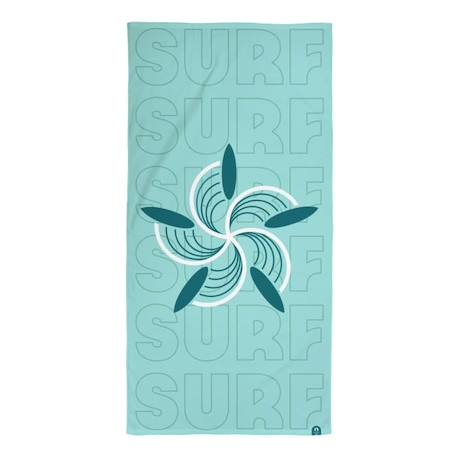 Drap de plage imprimé 100% coton PARIS 2024 JO OLY SURF, Taille : 75x150 cm BLEU 1 - vertbaudet enfant 