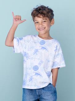 Tee-shirt motifs graphiques vacances garçon  - vertbaudet enfant