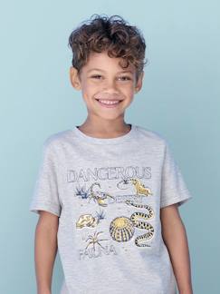 Tee-shirt Basics motifs animaliers garçon  - vertbaudet enfant
