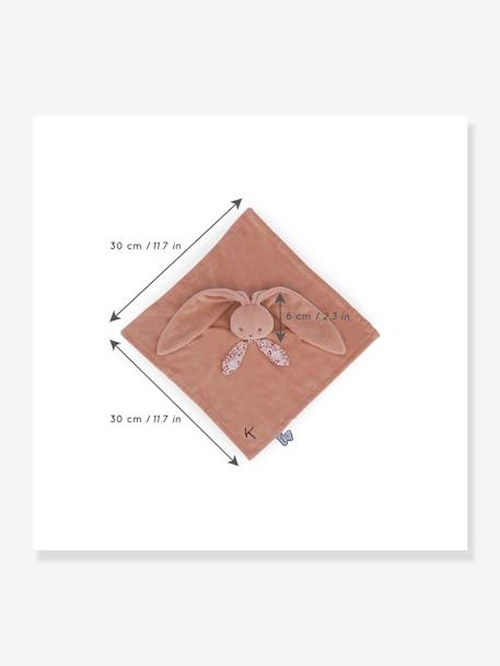 Doudou lapin Lapinoo 30 cm - beige+blanc+orange 19 - vertbaudet enfant 