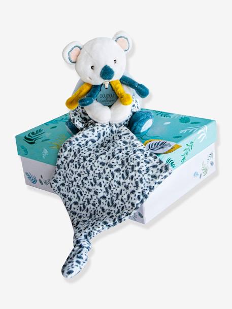 Yoca le koala - pantin avec doudou 15cm - DOUDOU ET COMPAGNIE bleu 4 - vertbaudet enfant 