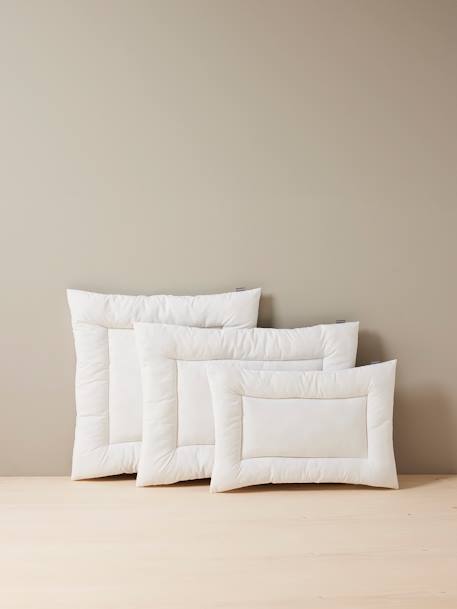 Oreiller plat anti-bactériens Bi-ome® blanc 1 - vertbaudet enfant 