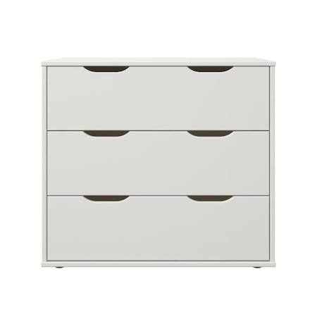 Commode effet bois blanc Colette BLANC 3 - vertbaudet enfant 