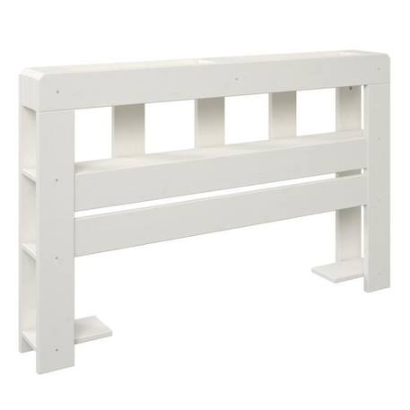 Tête de lit palette en pin blanc 120x200 Siméon BLANC 1 - vertbaudet enfant 