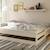 Lit sofa avec lits gigognes en pin blanc 90x200 Ninon BLANC 4 - vertbaudet enfant 
