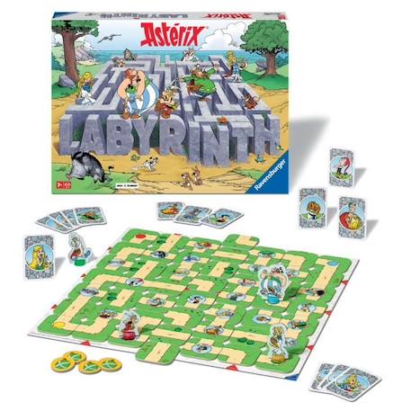 Labyrinthe Astérix, Jeu de société de plateau, Enfant et Famille, De 2 à 4 Joueurs à partir de 7 ans, 27350, Ravensburger BLANC 2 - vertbaudet enfant 