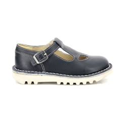 Chaussures-Chaussures fille 23-38-Ballerines, babies-KICKERS Salomés Kick Mary Jane marine