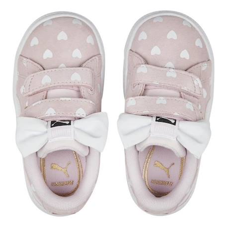 Basket Cuir Puma Enfant Suede Classic Lf Re-Bow VInf ROSE 3 - vertbaudet enfant 