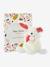 Happy doudou plat 17cm - DOUDOU ET COMPAGNIE boho rose+pop bleu+wild beige 1 - vertbaudet enfant 