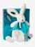 Happy doudou 25cm - DOUDOU ET COMPAGNIE boho rose+pop bleu+wild beige 7 - vertbaudet enfant 