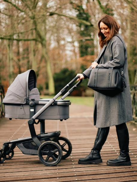 Sac à langer Mommy Club Marron+Noir+Off white+Vert 9 - vertbaudet enfant 