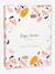 Happy doudou plat 17cm - DOUDOU ET COMPAGNIE boho rose+pop bleu+wild beige 2 - vertbaudet enfant 