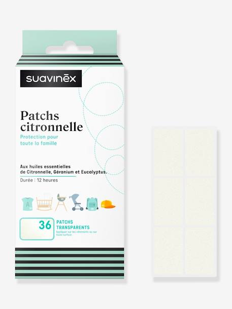 Pack de 36 patches anti moustiques SUAVINEX à la citronnelle transparents 4 - vertbaudet enfant 