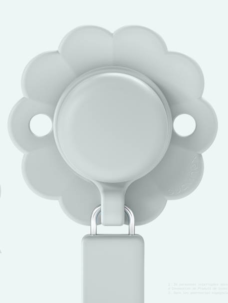 Attache-sucette silicone Wonder Almost aqua+Hedge green+Illusion blue+Mauve chalk+Pale mauve+Spring lake 14 - vertbaudet enfant 