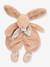Doudou lapin - DOUDOU ET COMPAGNIE beige sable+rose+vert sauge 2 - vertbaudet enfant 
