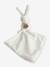 Doudou mouchoir - 10 cm - Boite fleur - DOUDOU ET COMPAGNIE lapin blanc+ours marron 2 - vertbaudet enfant 