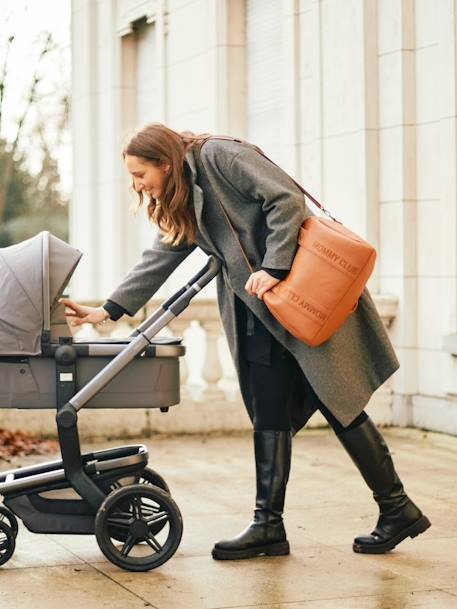 Sac à langer Mommy Club Marron+Noir+Off white+Vert 5 - vertbaudet enfant 