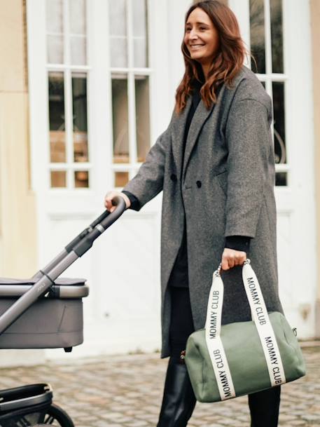 Sac à langer Mommy Club Marron+Noir+Off white+Vert 25 - vertbaudet enfant 
