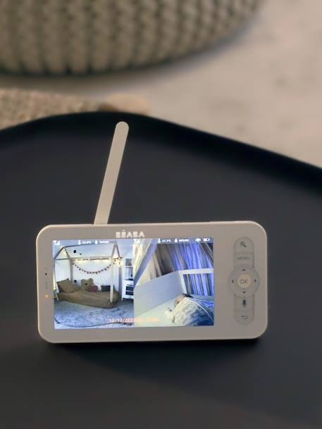 Ecoute-bébé vidéo connecté Zen Night Light blanc 2 - vertbaudet enfant 