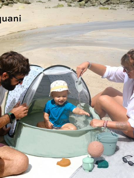 Aquani Aire de Jeux & Piscine Anti-UV FPS 50+ bleu blanc gris+vert 13 - vertbaudet enfant 