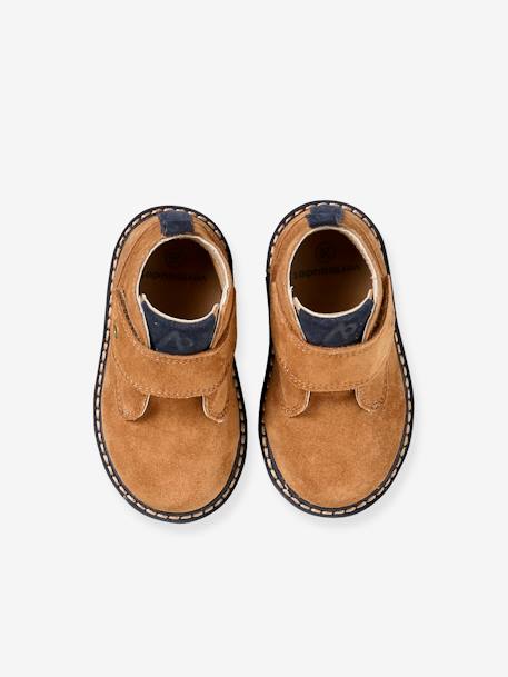 Boots en cuir scratchées bébé camel 5 - vertbaudet enfant 