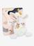 Happy doudou plat 17cm - DOUDOU ET COMPAGNIE boho rose+pop bleu+wild beige 6 - vertbaudet enfant 