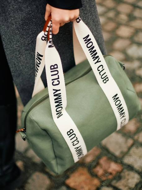 Sac à langer Mommy Club Marron+Noir+Off white+Vert 24 - vertbaudet enfant 