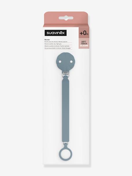 Attache-sucette silicone Wonder Almost aqua+Hedge green+Illusion blue+Mauve chalk+Pale mauve+Spring lake 28 - vertbaudet enfant 