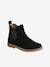 Boots enfant fille cuir détails festons lot beige+marine+marron+noir+taupe 17 - vertbaudet enfant 