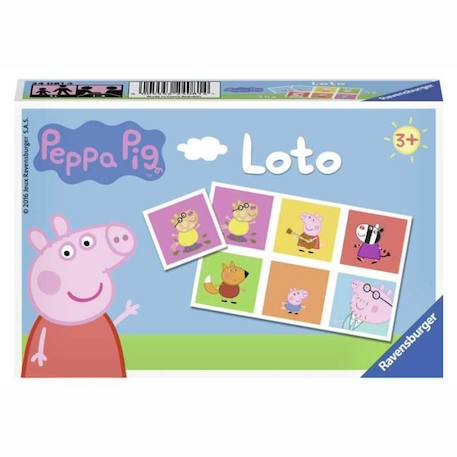 LOTO - RAVENSBURGER - Peppa Pig - Pour Enfant de 3 ans et plus - Garantie 2 ans - Bleu BLEU 2 - vertbaudet enfant 