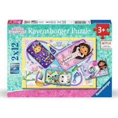 Puzzles - Ravensburger - Soirée pyjama Gabby's Dollhouse - Dessins animés et BD - Moins de 100 pièces - Mixte  - vertbaudet enfant