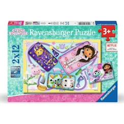 -Puzzles - Ravensburger - Soirée pyjama Gabby's Dollhouse - Dessins animés et BD - Moins de 100 pièces - Mixte