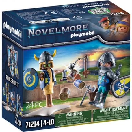 PLAYMOBIL - Chevalier Novelmore et mannequin - Blanc - Enfant - 4 ans et plus BLANC 1 - vertbaudet enfant 