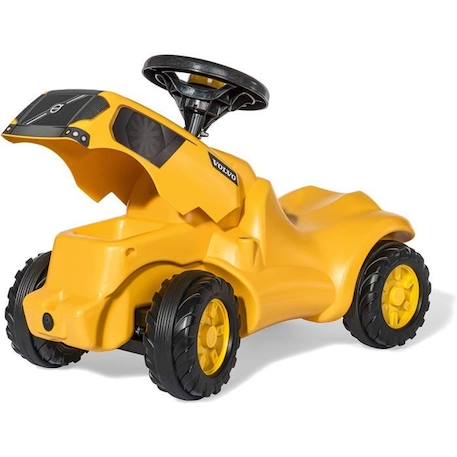 Tracteur Rolly Toys Volvo junior 97cm jaune avec remorque - Pour enfants à partir de 18 mois JAUNE 2 - vertbaudet enfant 
