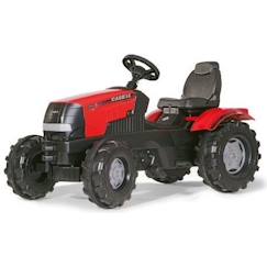 Jouet-Jeux de plein air-Tracteur à pédales Rolly Toys - Case Puma CVX 240 - Rouge