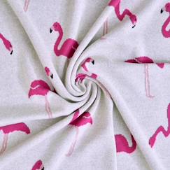 Linge de maison et décoration-Linge de lit bébé-Couverture pour  en coton bio FLAMANT ROSE