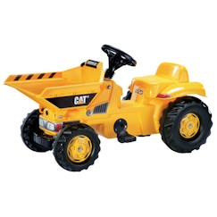 Jouet-Dumper Trac à pédales - ROLLY TOYS - CATERPILLAR - Jaune - Pour Enfant de 3 ans et plus