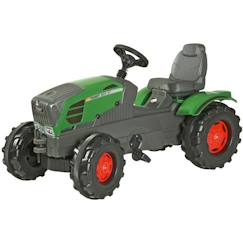 Jouet-Jeux de plein air-Véhicules enfant-Tracteur à pédales FENDT Vario 211 Rolly FarmTrac pour enfant de 3 ans et plus - Vert