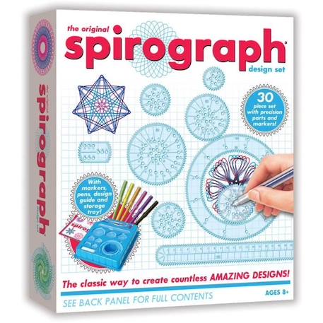 Jeu de dessin - SILVERLIT - SPIROGRAPH - Set de démarrage 30 pièces - Enfant 8 ans et plus - Multicolore BLANC 1 - vertbaudet enfant 