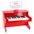 Jouet musical - VILAC - E-piano rouge - 25 touches - Support à partitions - Pour enfants dès 3 ans BLANC 2 - vertbaudet enfant 