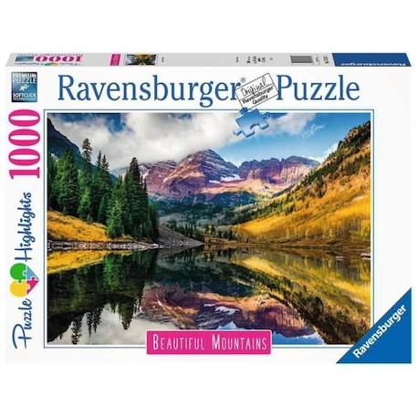 Puzzle Adulte 1000 p - Aspen, Colorado - Paysages - Ravensburger BLANC 3 - vertbaudet enfant 