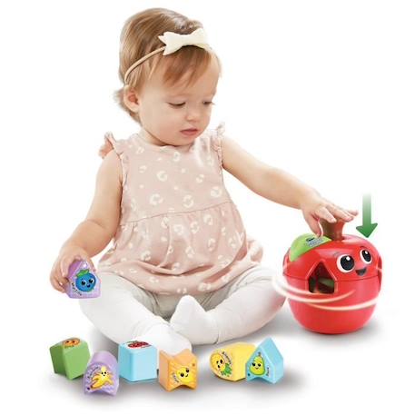 Jouet éducatif pour bébé - VTECH BABY - Tourni Pomme des Formes - Multicolore - Rouge - A partir de 12 mois ROUGE 6 - vertbaudet enfant 