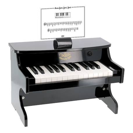 Jouet musical - Vilac - E-piano noir - 25 touches - Support à partitions NOIR 2 - vertbaudet enfant 