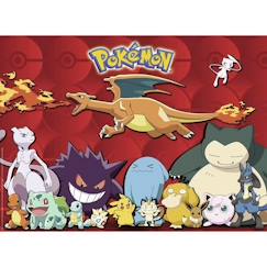 Puzzle 100 pièces XXL Pokémon préférés - Ravensburger - Paysage et nature - Rouge - 6 ans  - vertbaudet enfant